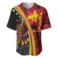Papua New Guinea Independence Personalised Baseball Jersey PNG Bagi and Lime Pot LT7 Black - Polynesian Pride