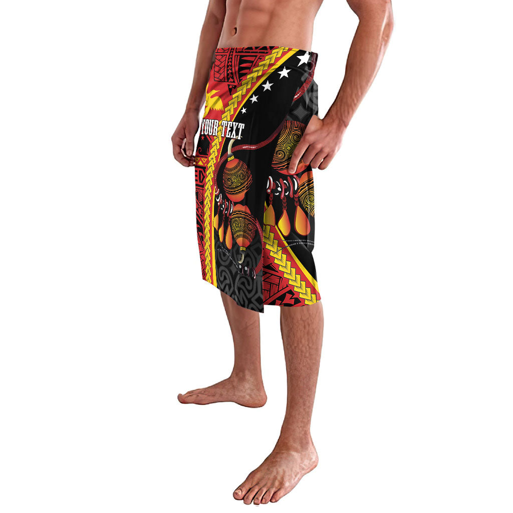 Papua New Guinea Independence Personalised Lavalava PNG Bagi and Lime Pot LT7 - Polynesian Pride