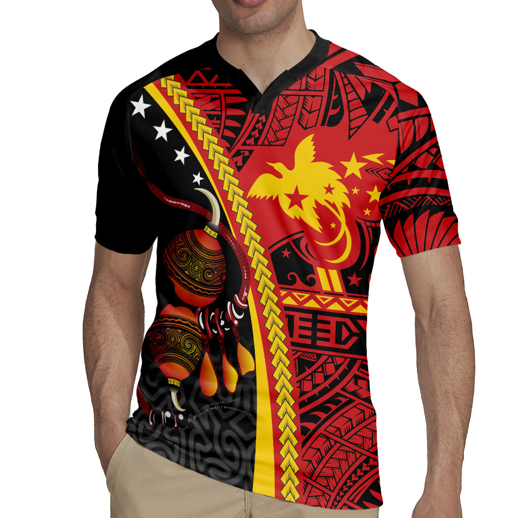 Papua New Guinea Independence Personalised Rugby Jersey PNG Bagi and Lime Pot LT7 - Polynesian Pride