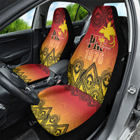 Papua New Guinea 1975 To The Future Car Seat Cover Sepik Masks LT7 - Polynesian Pride