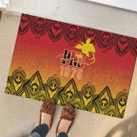 Papua New Guinea 1975 To The Future Rubber Doormat Sepik Masks LT7 - Polynesian Pride