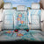 Sea Blue Polynesian Jellyfish Back Car Seat Cover Watercolor Glows - Polynesian Pride