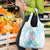 Sea Blue Polynesian Jellyfish Grocery Bag Watercolor Glows - Polynesian Pride