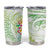 Summer Green Polynesian Jellyfish Tumbler Cup Watercolor Glows - Polynesian Pride