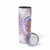 Lavender Polynesian Jellyfish Skinny Tumbler Watercolor Glows - Polynesian Pride