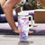 Lavender Polynesian Jellyfish Tumbler With Handle Watercolor Glows - Polynesian Pride