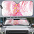 Rose Pink Polynesian Jellyfish Auto Sun Shade Watercolor Glows - Polynesian Pride
