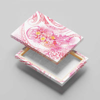 Rose Pink Polynesian Jellyfish Canvas Wall Art Watercolor Glows - Polynesian Pride