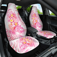 Rose Pink Polynesian Jellyfish Car Seat Cover Watercolor Glows - Polynesian Pride