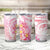 Rose Pink Polynesian Jellyfish Tumbler Cup Watercolor Glows - Polynesian Pride