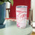 Rose Pink Polynesian Jellyfish Tumbler Cup Watercolor Glows - Polynesian Pride