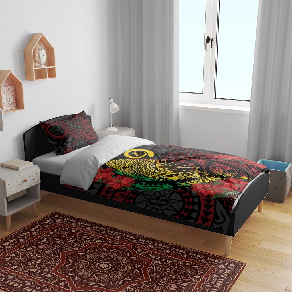 Vanuatu Meri Krismas Bedding Set Conch Shell Tribal Art LT7 - Polynesian Pride