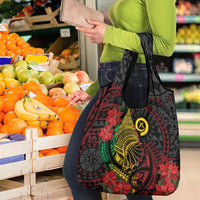 Vanuatu Meri Krismas Grocery Bag Conch Shell Tribal Art