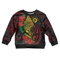 Vanuatu Meri Krismas Kid Ugly Christmas Sweater Conch Shell Tribal Art LT7 Kid Art - Polynesian Pride