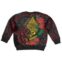 Vanuatu Meri Krismas Kid Ugly Christmas Sweater Conch Shell Tribal Art LT7 - Polynesian Pride