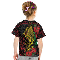 Vanuatu Meri Krismas Kid T Shirt Conch Shell Tribal Art LT7 - Polynesian Pride