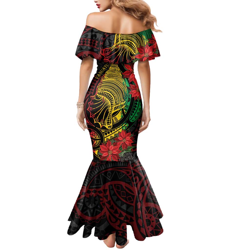 Vanuatu Meri Krismas Mermaid Dress Conch Shell Tribal Art LT7 - Polynesian Pride