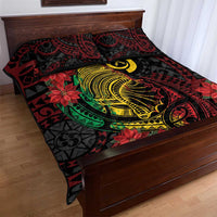 Vanuatu Meri Krismas Quilt Bed Set Conch Shell Tribal Art