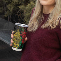 Vanuatu Meri Krismas Tumbler Cup Conch Shell Tribal Art