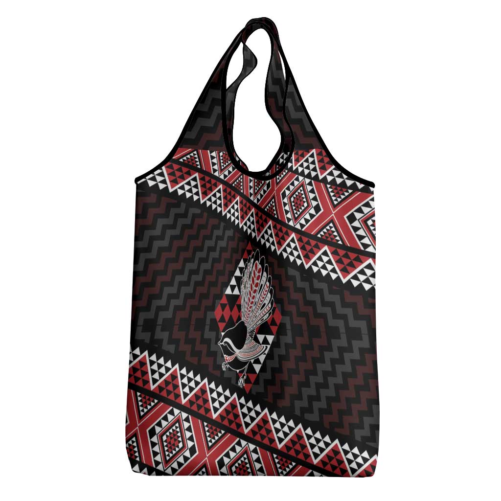 Taniko Aotearoa Grocery Bag Poutama Mix Piwakawaka