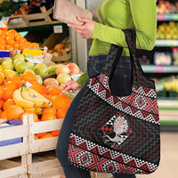 Taniko Aotearoa Grocery Bag Poutama Mix Piwakawaka