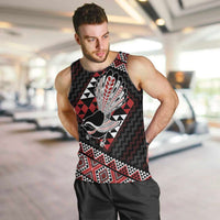 Taniko Aotearoa Men Tank Top Poutama Mix Piwakawaka