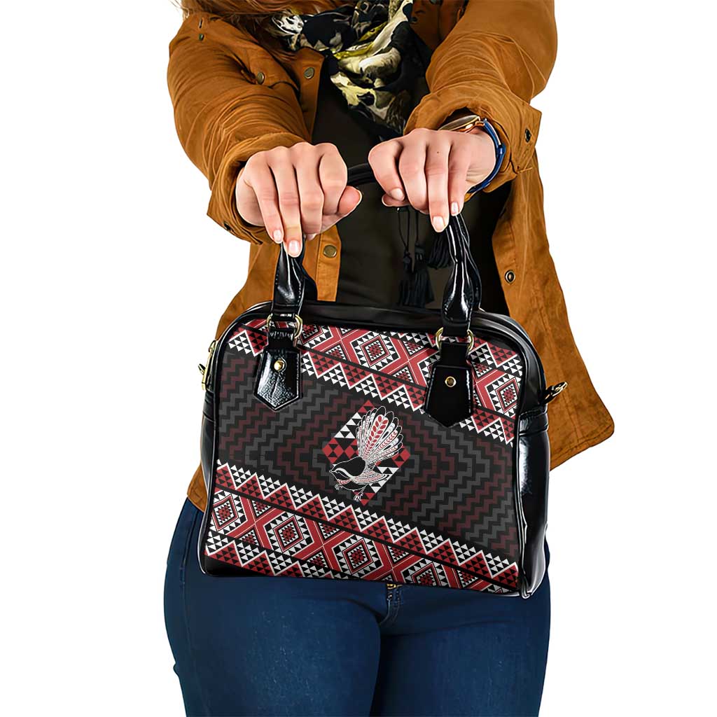 Taniko Aotearoa Shoulder Handbag Poutama Mix Piwakawaka