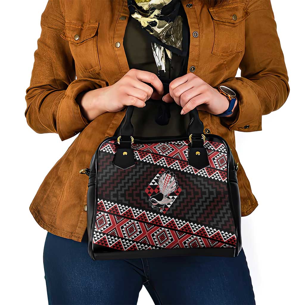 Taniko Aotearoa Shoulder Handbag Poutama Mix Piwakawaka