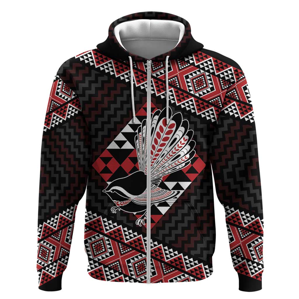 Taniko Aotearoa Zip Hoodie Poutama Mix Piwakawaka
