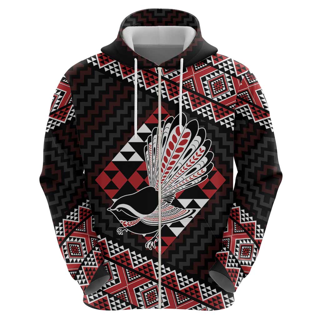 Taniko Aotearoa Zip Hoodie Poutama Mix Piwakawaka