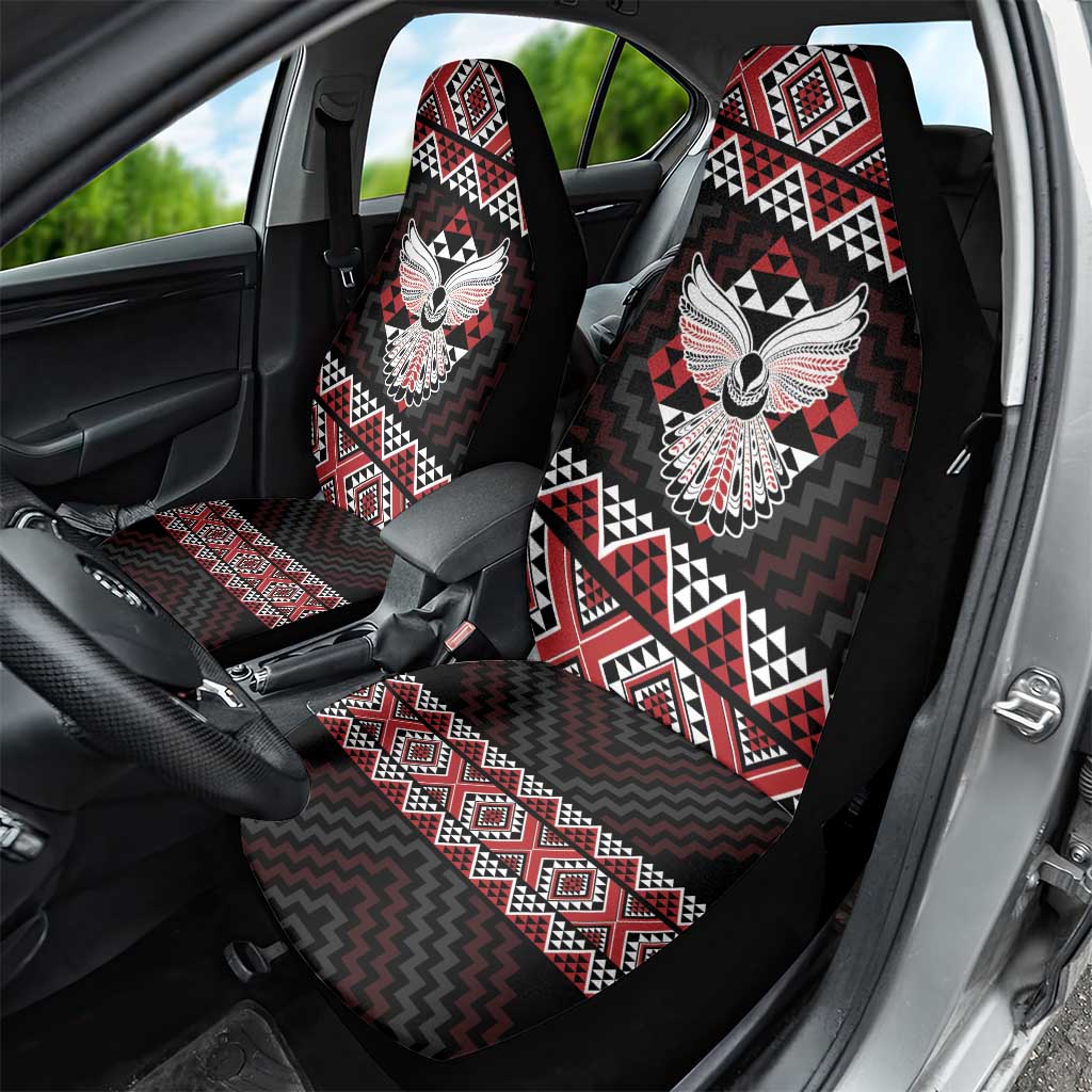 Taniko Aotearoa Car Seat Cover Poutama Mix Piwakawaka - Ver02