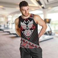 Taniko Aotearoa Men Tank Top Poutama Mix Piwakawaka - Ver02