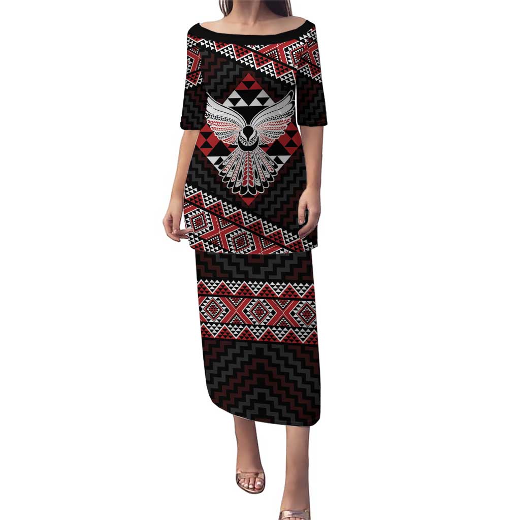 Taniko Aotearoa Puletasi Poutama Mix Piwakawaka - Ver02