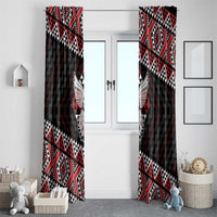 Taniko Aotearoa Window Curtain Poutama Mix Piwakawaka - Ver02