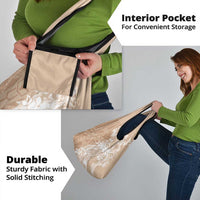 Polynesian Women's Day Grocery Bag Plumeria Passion - Beige