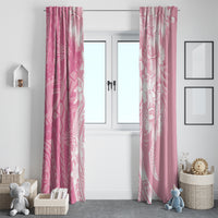 Polynesian Women's Day Window Curtain Plumeria Passion - Pink LT7 - Polynesian Pride