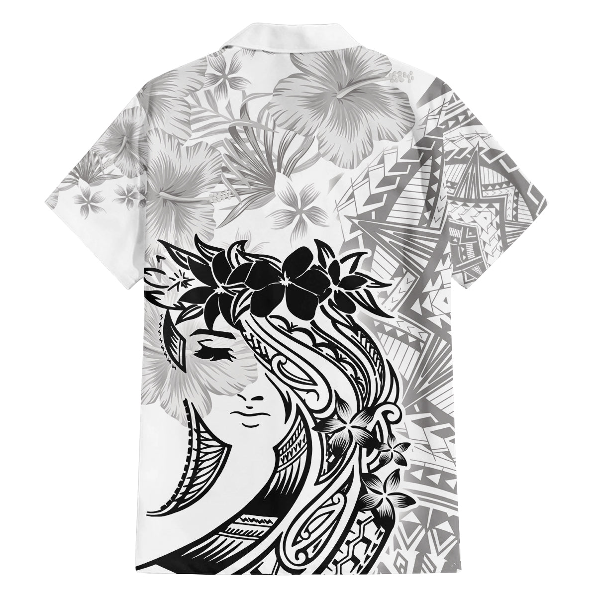Polynesian Women's Day Family Matching Long Sleeve Bodycon Dress and Hawaiian Shirt Plumeria Passion - White LT7 - Polynesian Pride