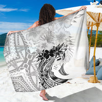 Polynesian Women's Day Sarong Plumeria Passion - White LT7 One Size 44 x 66 inches White - Polynesian Pride