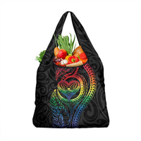 New Zealand Pride Grocery Bag Takatapui Rainbow Fern