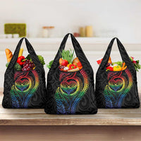 New Zealand Pride Grocery Bag Takatapui Rainbow Fern
