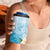 Guam Chamorro Guasali Flowers 4 in 1 Can Cooler Tumbler Aqua Gradient