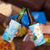 Guam Chamorro Guasali Flowers 4 in 1 Can Cooler Tumbler Aqua Gradient