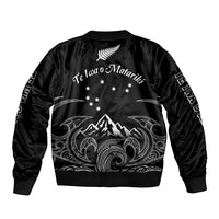New Zealand Bomber Jacket Maori Te Iwa o Matariki LT7 - Polynesian Pride