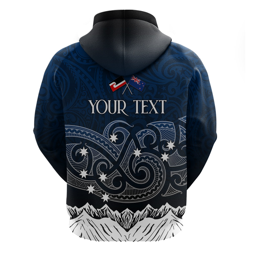 Personalised New Zealand Hoodie Matariki Maori Patterns Gradient LT7 - Polynesian Pride