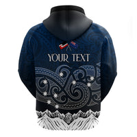 Personalised New Zealand Hoodie Matariki Maori Patterns Gradient LT7 - Polynesian Pride