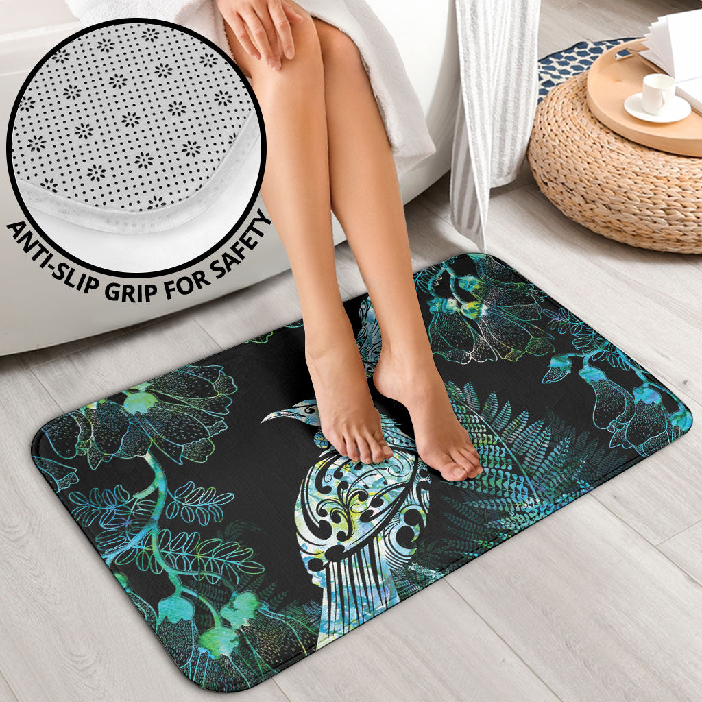 Aotearoa Maori Mahuru Bathroom Set Spring Time - Paua Shell Green LT7 - Polynesian Pride