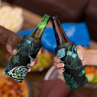 Aotearoa Maori Mahuru 4 in 1 Can Cooler Tumbler Spring Time - Paua Shell Green LT7 - Polynesian Pride