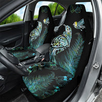 Aotearoa Maori Mahuru Car Seat Cover Spring Time - Paua Shell Green LT7 - Polynesian Pride