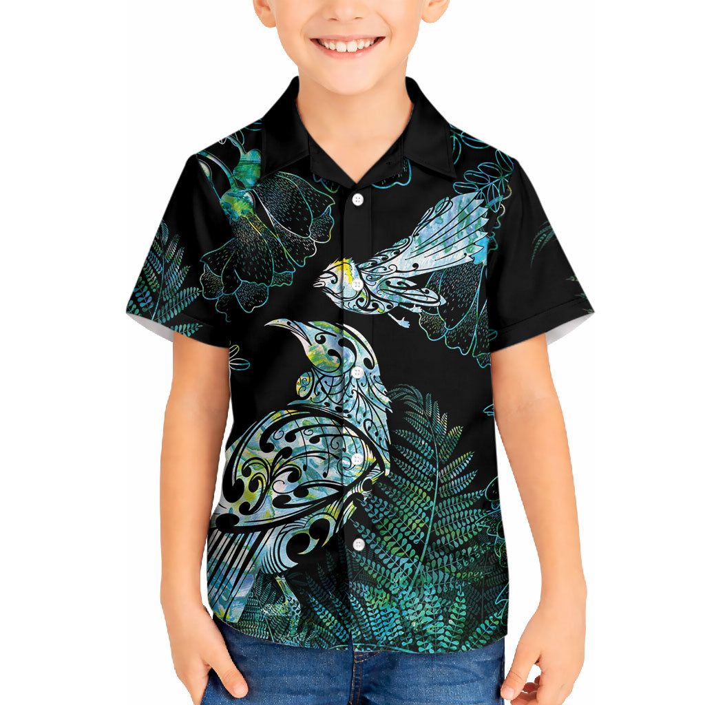 Aotearoa Maori Mahuru Hawaiian Shirt Spring Time - Paua Shell Green LT7 - Polynesian Pride
