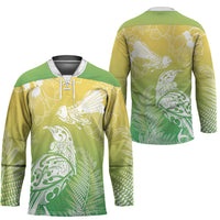 Aotearoa Maori Mahuru Tui With Pikawakawa Hockey Jersey Spring Time LT7 - Polynesian Pride